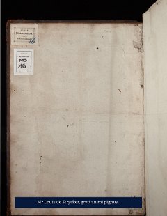Jean Mansel, La fleur des histoires (version longue). Contreplat supérieur