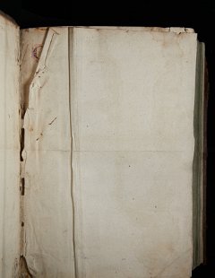Jean Mansel, La fleur des histoires (version longue). Page de garde recto non paginée